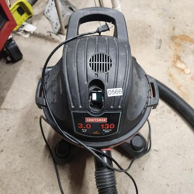 Craftsman Wet Vac 3 HP tested