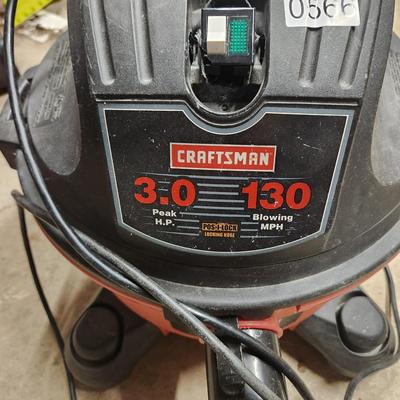 Craftsman Wet Vac 3 HP tested