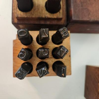 Steel Stamps Millers Fall Tools 3/8" Belknap Hardware 1/4" Numbers, Pittsburgh 1/8"