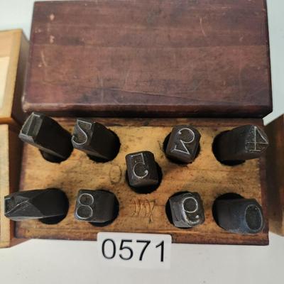 Steel Stamps Millers Fall Tools 3/8" Belknap Hardware 1/4" Numbers, Pittsburgh 1/8"