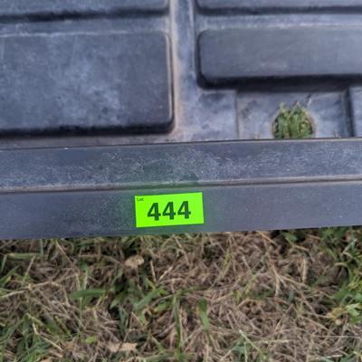 Flood Tray 8' x 4' 7" Deep Black Plastic