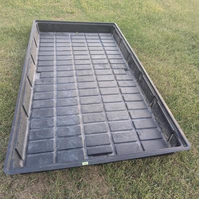 Flood Tray 8' x 4' 7" Deep Black Plastic