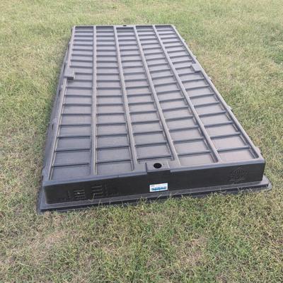 Flood Tray 8' x 4' 7" Deep Black Plastic