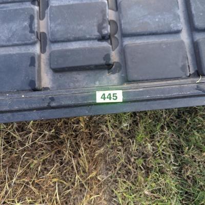 Flood Tray 6' 3' / 7" deep black plastic