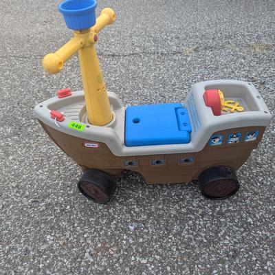 Little tikes Plastic Pirate Ship - sound works