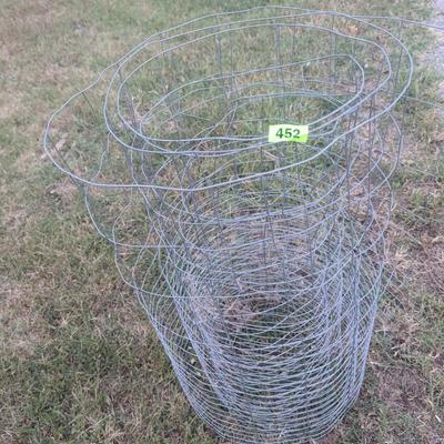 Galvanaized wire 28" tall