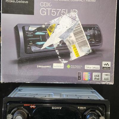 Sale Photo Thumbnail #2: Kicker 6x8 Car Speaker 225w Peak 4ohm (1) - Sony CDX-GT575UP FM/AM Compact Disc Player Sirius XM 

Will receive all items pictured as is. Both working & in great condition