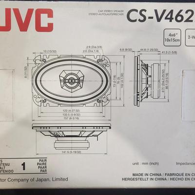 Sale Photo Thumbnail #13: JVC CS-V4627 Car Speakers - 140 Watts of Power Per Pair and 70 Watts Each 4 x 6 Inch Full Range 2 Way

Will receive item as is.
