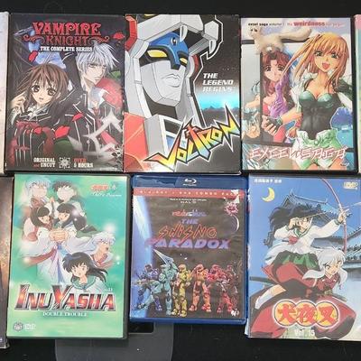 Sale Photo Thumbnail #235: Vintage Anime DVD Blu-ray Lot Voltrom Inu Yasua & many more

Will receive all items pictured as is