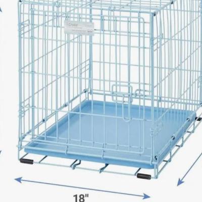 Sale Photo Thumbnail #298: Icrate Baby Blue Puppy Cage Foldable Easy Store w/ New Paws First Dog Seat Hammock Car Seat Protector Pet 

Will receive all items as is