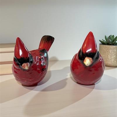 Sale Photo Thumbnail #300: Holly Birds Cardinal Salt and Pepper Shaker Set By Certified International  Approximately 2.5" tall
