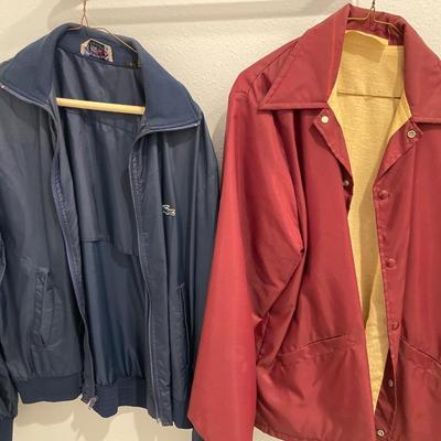 2 vintage jackets one Lacoste and one HS