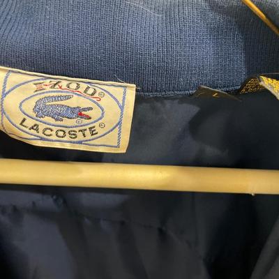 2 vintage jackets one Lacoste and one HS