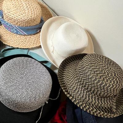 Lot 24 Assorted Hats & hat decor