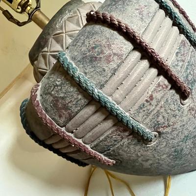 Lot 33 Heavy Southwestern Lamp