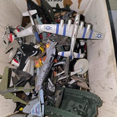 Small box full of small toys