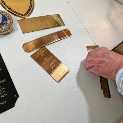 Lot 55 Vintage trophies & plaques