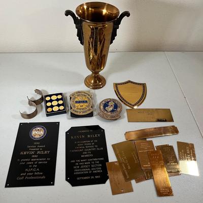 Lot 55 Vintage trophies & plaques