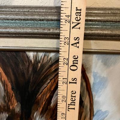 Lot 58 Great Wolf painting