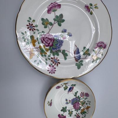 Wedgwood “Cuckoo” Bone China Plates & Saucers
