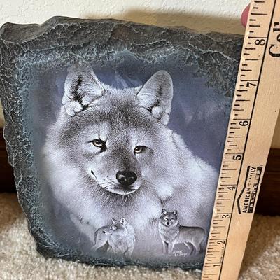 Lot 61 Stone etched art
