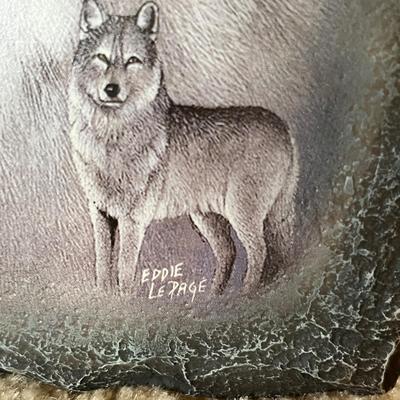 Lot 61 Stone etched art