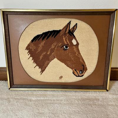 Lot 63 Horse tapestry