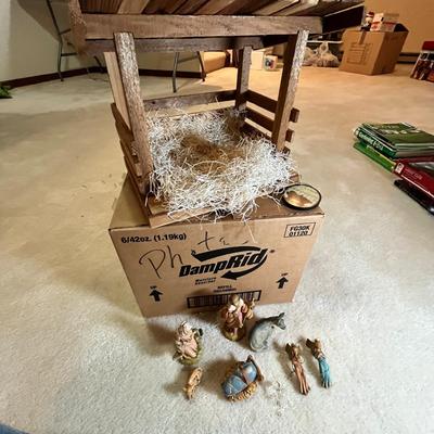 Lot 69 Nativity set