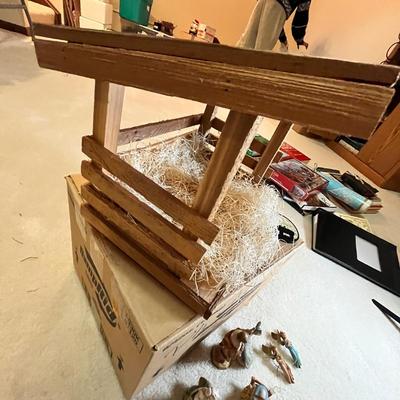 Lot 69 Nativity set