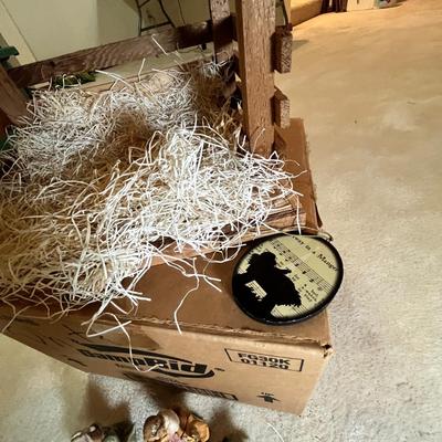 Lot 69 Nativity set