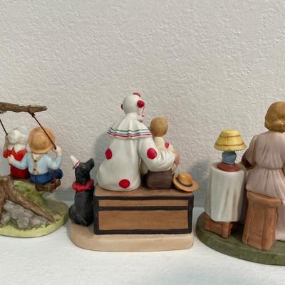 Norman Rockwell and Goebel figures