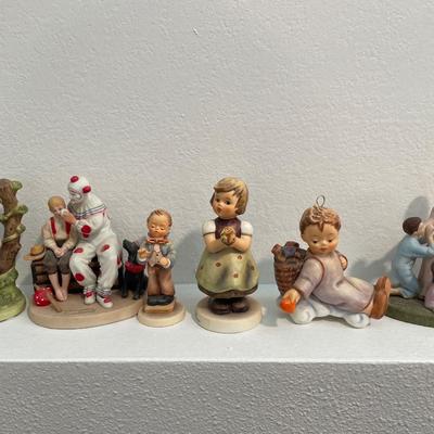 Norman Rockwell and Goebel figures
