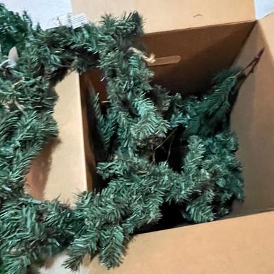 Lot 72 Box of more Christmas Greenery