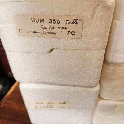 Collection of 5 M.J. Goebel Hummel Figurines + 1 Crystal Hummel