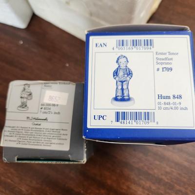 Collection of 5 M.J. Goebel Hummel Figurines + 1 Crystal Hummel