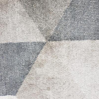 Greys and Tans Geometrical Area Rug 10' x 7' (D-KD)