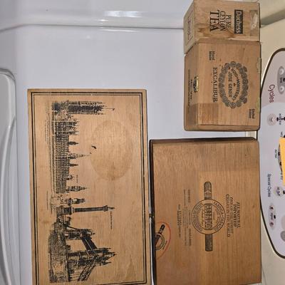 Wooden boxes