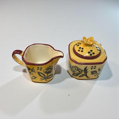 Sale Photo Thumbnail #347: Villeroy & Boch  Switch Plantation Creamer and Sugar Bowl