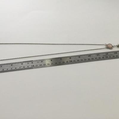 Silver tone unmarked beautiful fashion necklace