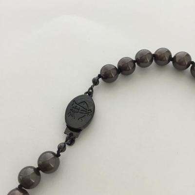 CA marked beautiful collar beaded necklace