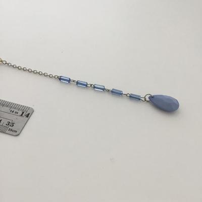 Light blue fashion beautiful necklace