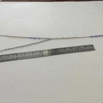 Light blue fashion beautiful necklace