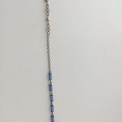 Light blue fashion beautiful necklace