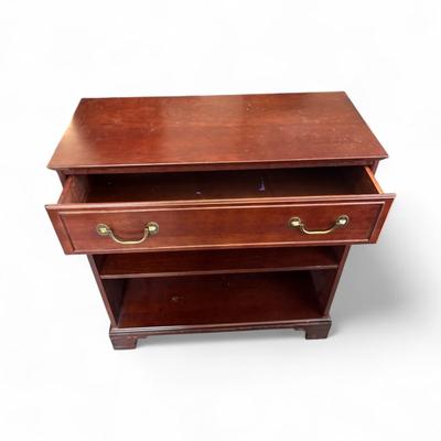 Sale Photo Thumbnail #353: Bombay Company Book Cabinet with Top Drawer
Approximately 36"X18"X36