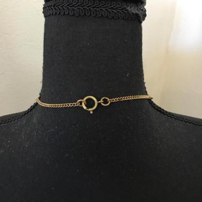 Rare antique Victorian, lockbox, monogrammed, edging, gold, toned, tassel, statement, necklace Unique, very rare