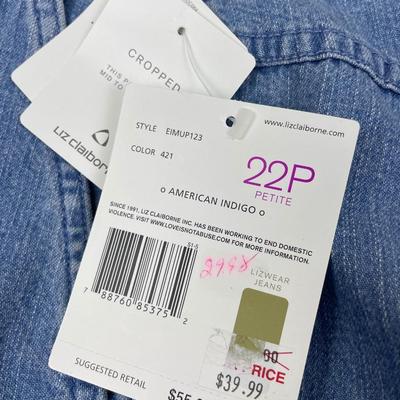 2 New Women’s Size 22W Denim