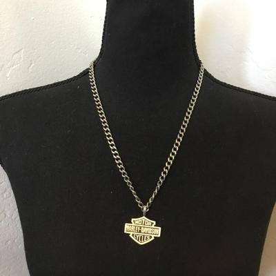 Stainless steel Harley Davidson, motorcycles, chain pendant necklace