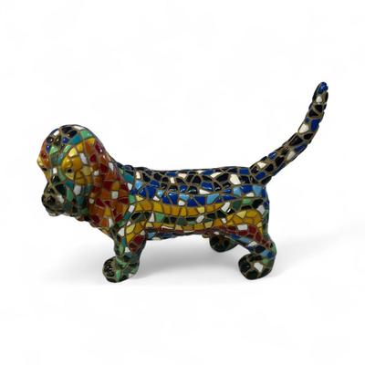 Sale Photo Thumbnail #374: Set Of 4 Dachshund Figurines   Three Ceramic and one Brass
Approximately  4" Long