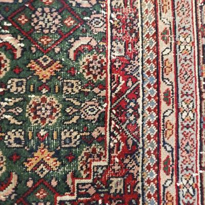 Green and Red Area Rug 9' x 6' (BLR-KD)
