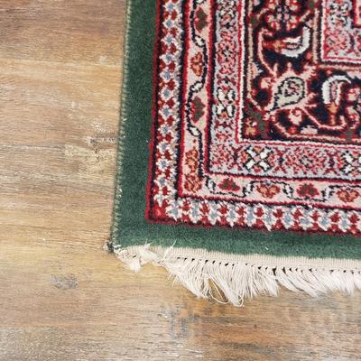 Green and Red Area Rug 9' x 6' (BLR-KD)